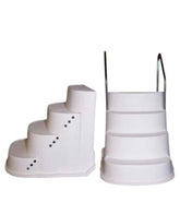 Sterns space saving steps - also known as wedding cake pool steps
